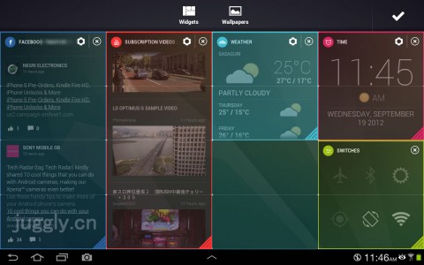 Androidタブレット向けのホームアプリ Chameleon Launcher 正式版がgoogle Playストアで公開 Juggly Cn