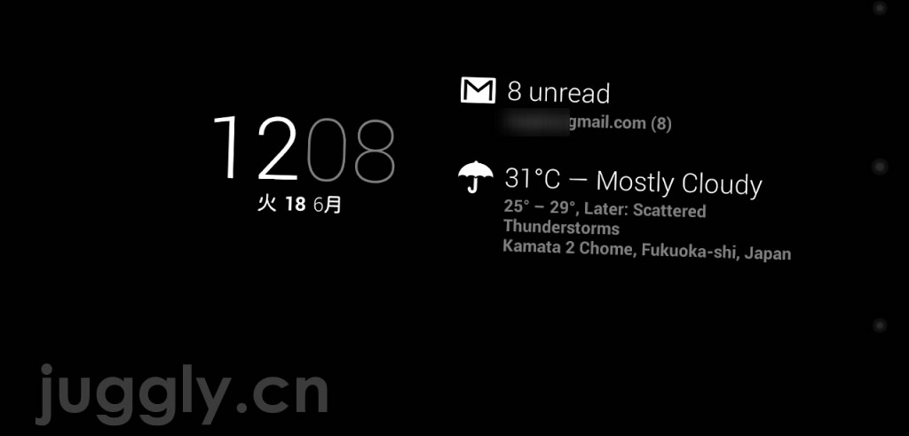 ロック画面ウィジェットアプリ Dashclock Widget がv1 5にアップデート Android 4 2以上のスクリーンセーバー機能 Daydream に対応 Juggly Cn