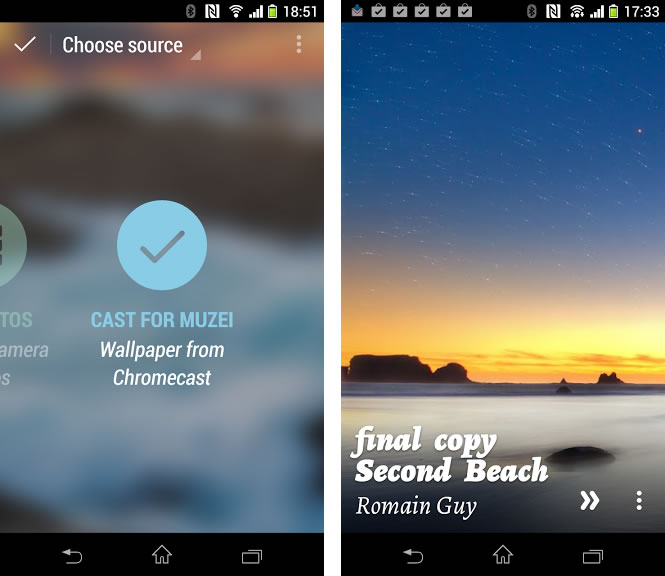 Chromecastの待受画面に表示される風景写真をandroidの壁紙に設定できるandroidアプリ Cast For Muzei が公開 Juggly Cn
