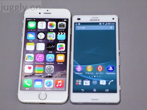 Iphone 6とxperia Z3 Compactで購入を迷っている方へ サイズを比較してみました Juggly Cn