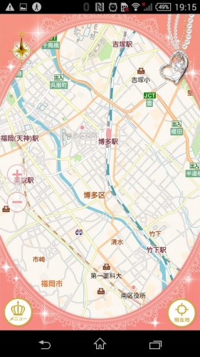 ゼンリン 可愛いデザイン 女子力アップスポットを探せる地図アプリ 恋するマップ 女子ちず のandroid版をリリース Juggly Cn