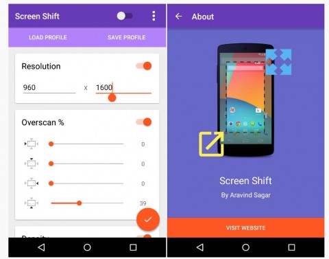 Screen Shift 画面の解像度 表示枠サイズ Dpi値をカスタマイズできるroot端末向けアプリ Juggly Cn