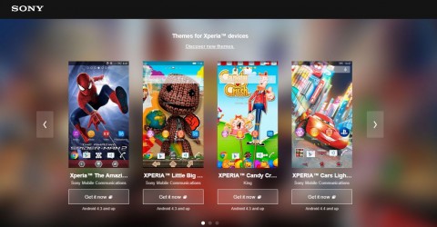 Sony Mobile Xperia用テーマパックの紹介サイト Theme Portal をオープン Juggly Cn