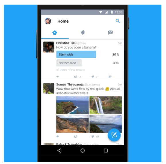 Twitter Androidアプリのデザインリニューアルを公式発表 Juggly Cn