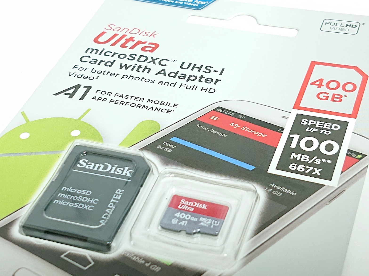 大容量かつ高速なMicro SDカード「SanDisk Ultra 400GB」のレビュー 