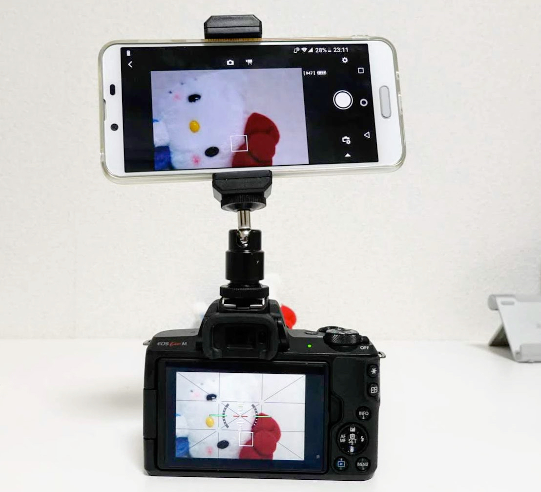 デジタル一眼レフカメラにスマホを固定できる「スマホシューマウント」は便利かも | juggly.cn